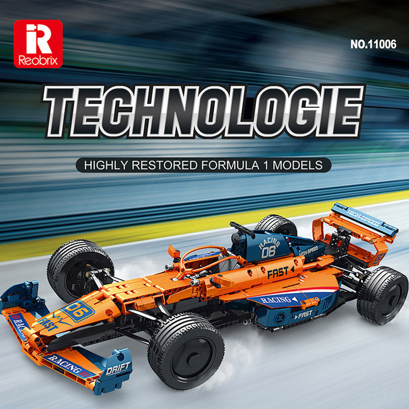 Zhenzhuan Reobrix11006 Remote Control Version of F1 Formula Racing Car Assembly Building Block Model Kidsren's Educational Toy Zhenzhuan Reobrix11006 Remote Control Version of F1 Formula Racing Car Assembly Building Block Model Kidsren's Educational Toy