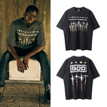 �羳��ʽ����SSSAINT LOUIS T-Shirtˮϴ�����ƻ�logo����T����Ů