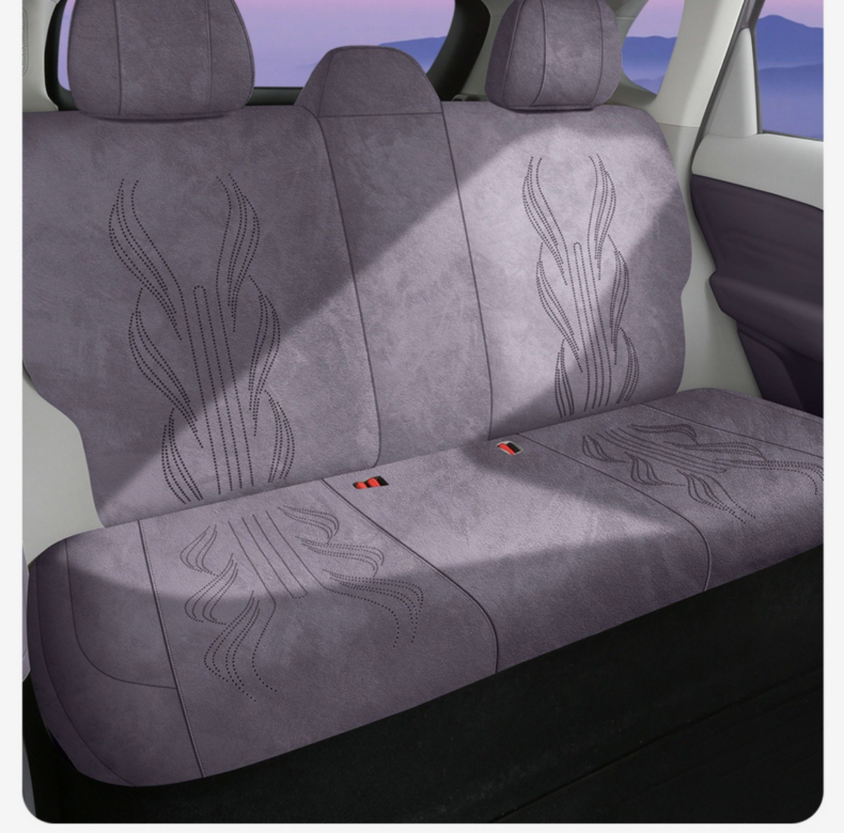 Lafarun Lafa5 Special All-Inclusive Car Seat Cover for All Seasons Lafarun Suede Rams Seat Cover Modification