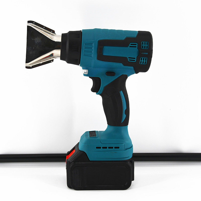 Nueva pistola de aire caliente eléctrica de litio pequeña reparación inalámbrica pistola de aire caliente pistola de soldadura de plástico película termocontraíble pistola para hornear mutian
