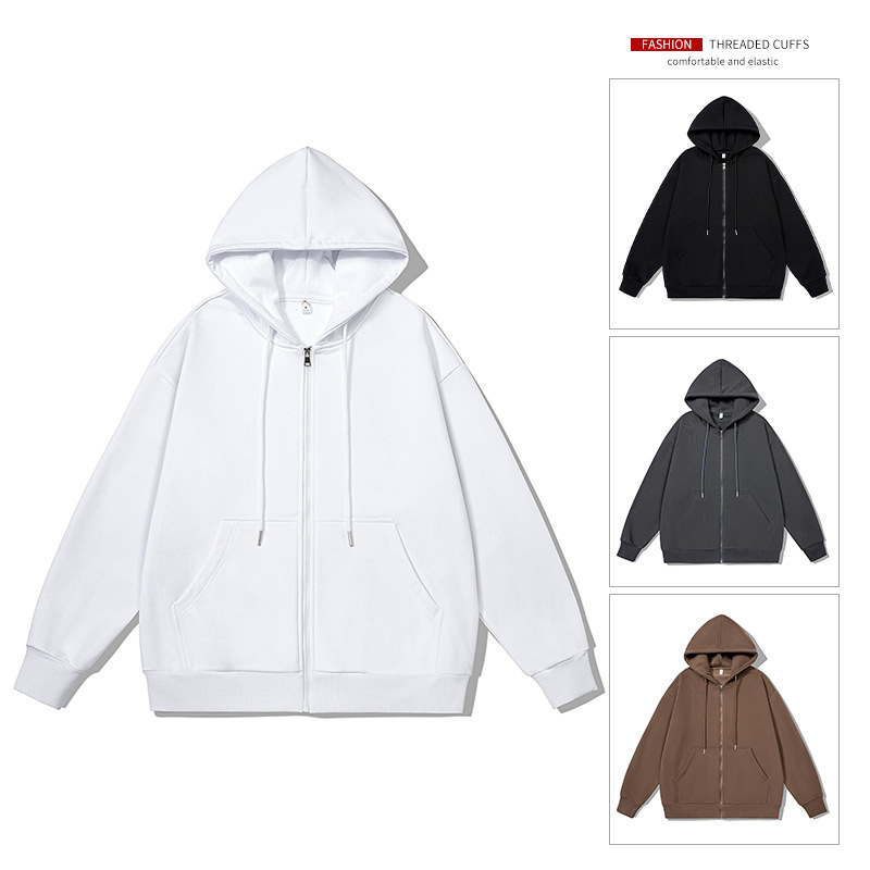 Cardigan Pure Color Sweatshirt Men's 2024 New Outwear Spring and Autum Heavy Hooded Casual Hooded Sweatshirt Work Shirt Cardigan Pure Color Sweatshirt Men's 2024 New Outwear Spring and Autum Heavy Hooded Casual Hooded Sweatshirt Work Shirt