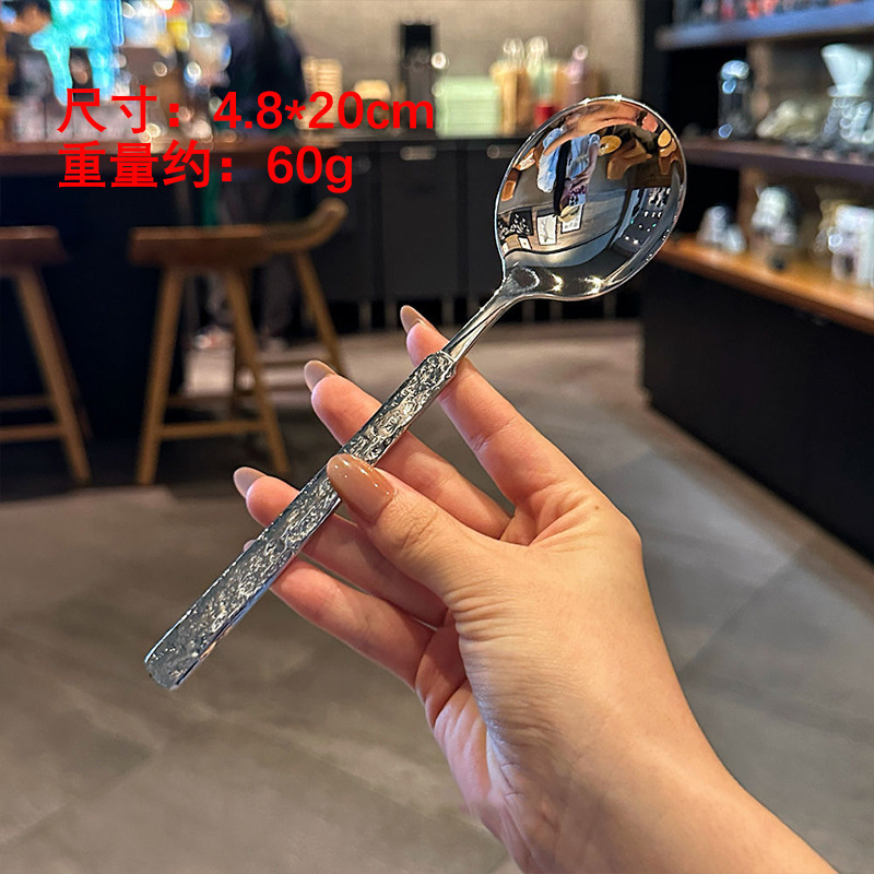 18-10 ステンレス鋼ステーキナイフとフォークドイツ石柄洋食スプーンホテル用品洋食ナイフとフォークセット|undefined