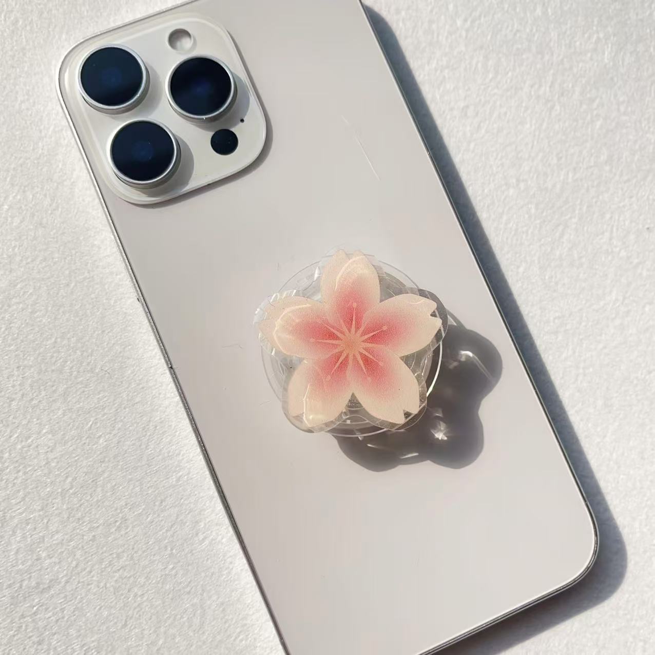 25g Weight Airbag Bracket Classification Acrylic Material Flower Pattern Cute Style Flower Acrylic Cute Airbag Bracket 5