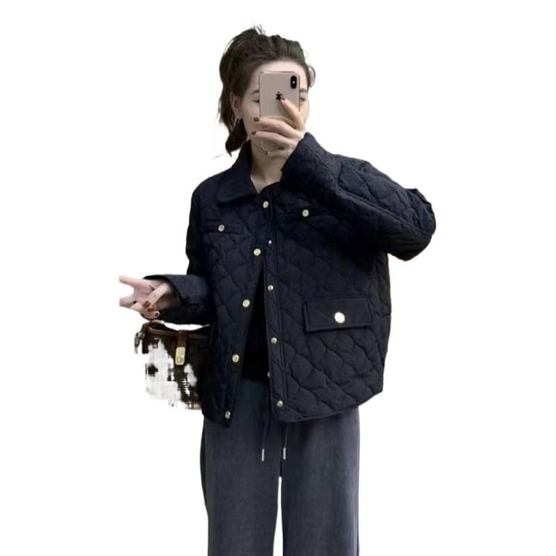 短款轻薄百搭棉服女年秋冬季新款时尚小香风小个子棉衣外套潮|undefined