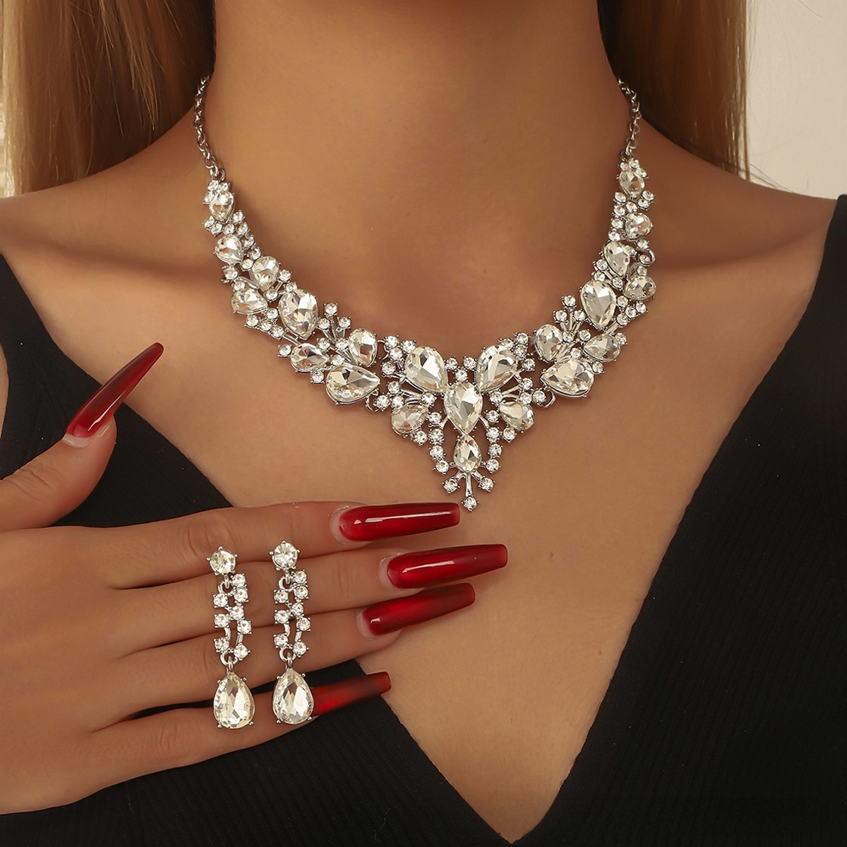 25273 silver two-piece set