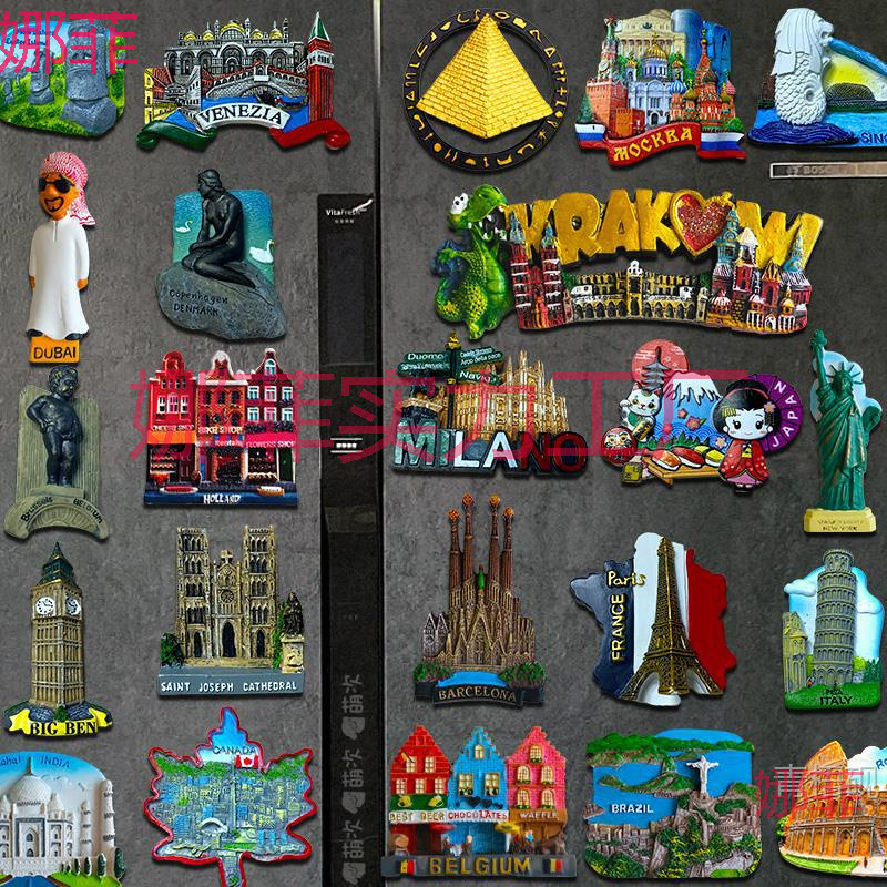Travel Souvenirs from Around the World: Barcelona, Thailand, Maldives, Singapore, Egypt, Italy, Refrigerator Magnets Travel Souvenirs from Around the World: Barcelona, Thailand, Maldives, Singapore, Egypt, Italy, Refrigerator Magnets