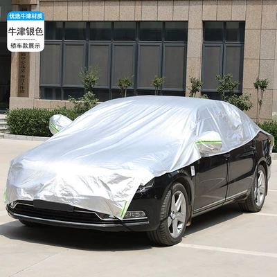 Car clothing: Cover Summer Sun Protection Heat Insulation - three-box-sedan-oxford-silver