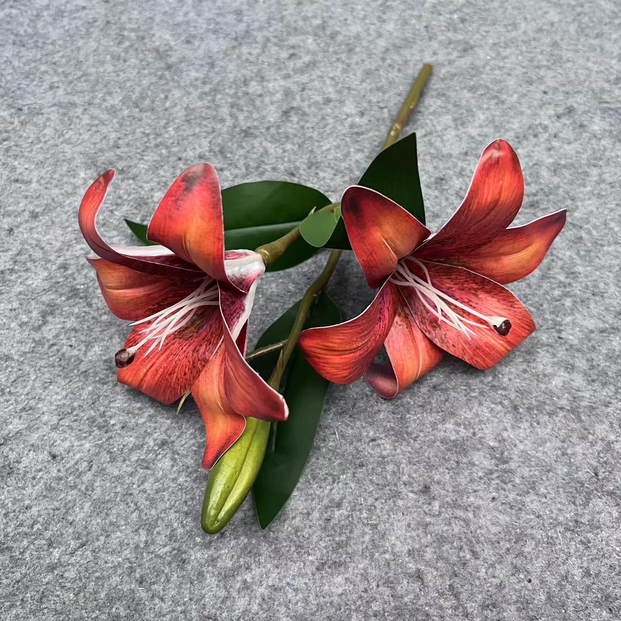 3D 릴리 다크 오렌지