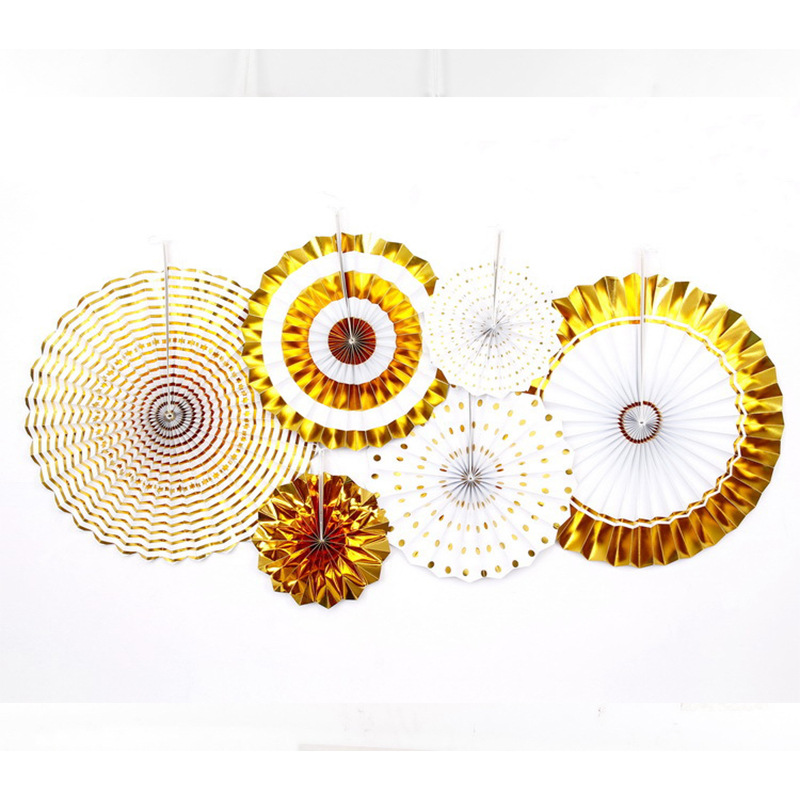 Sencillo abanico de papel flor fondo decorativo pared DIY centro comercial tienda apertura Fondo diseño cumpleaños fiesta decoración suministros