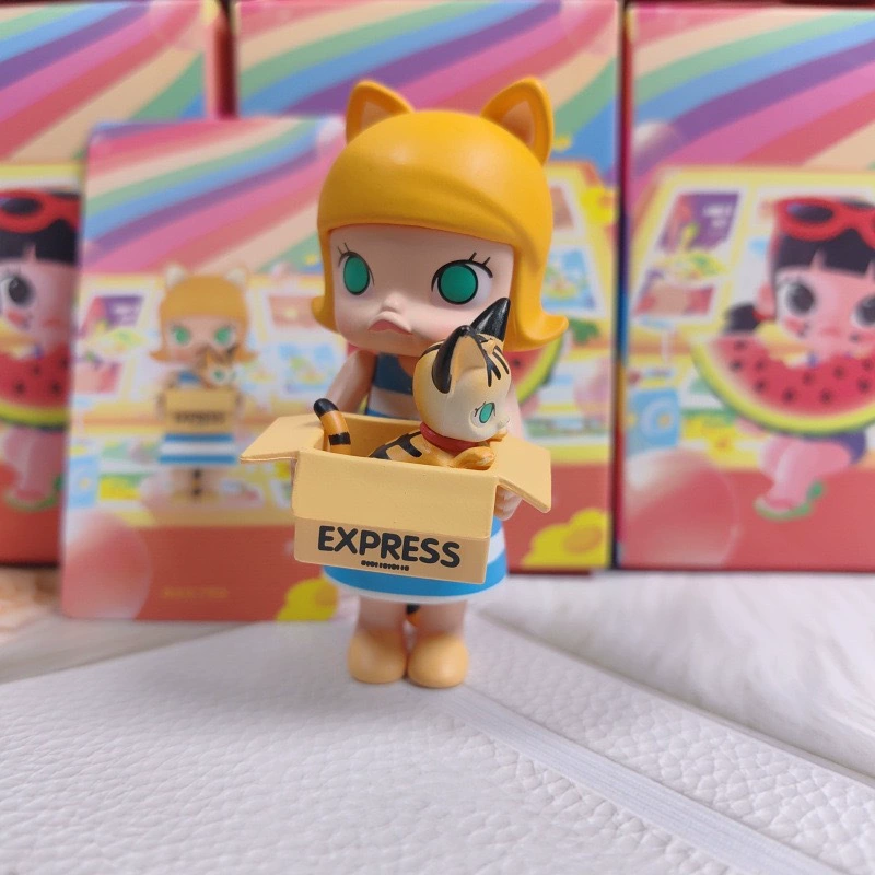 POPMART Pop Mart слепая коробка Molly Моё детство слепые коробки игрушки для стола автомобильные декорации