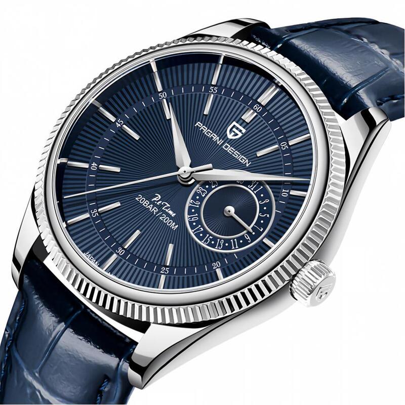 Wholesale and retail of PAGANI fully automatic men's quartz watches, featuring a stylish stainless steel case, genuine leather strap, and calendar function Wholesale and retail of PAGANI fully automatic men's quartz watches, featuring a stylish stainless steel case, genuine leather strap, and calendar function