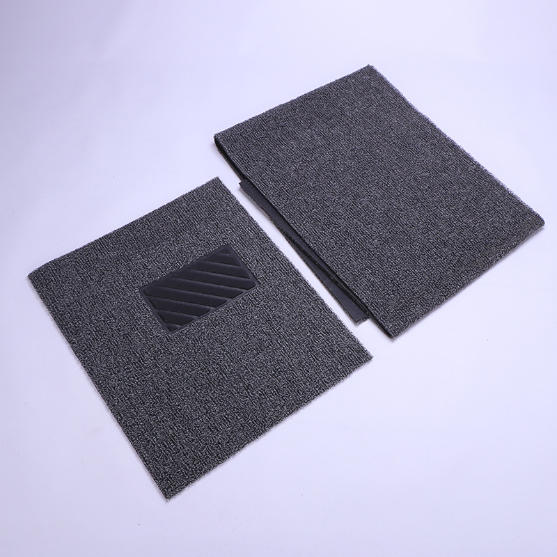 Car mat universal silk ring can be cut easy to clean non-slip foot mat monolithic main driving mat manufacturers