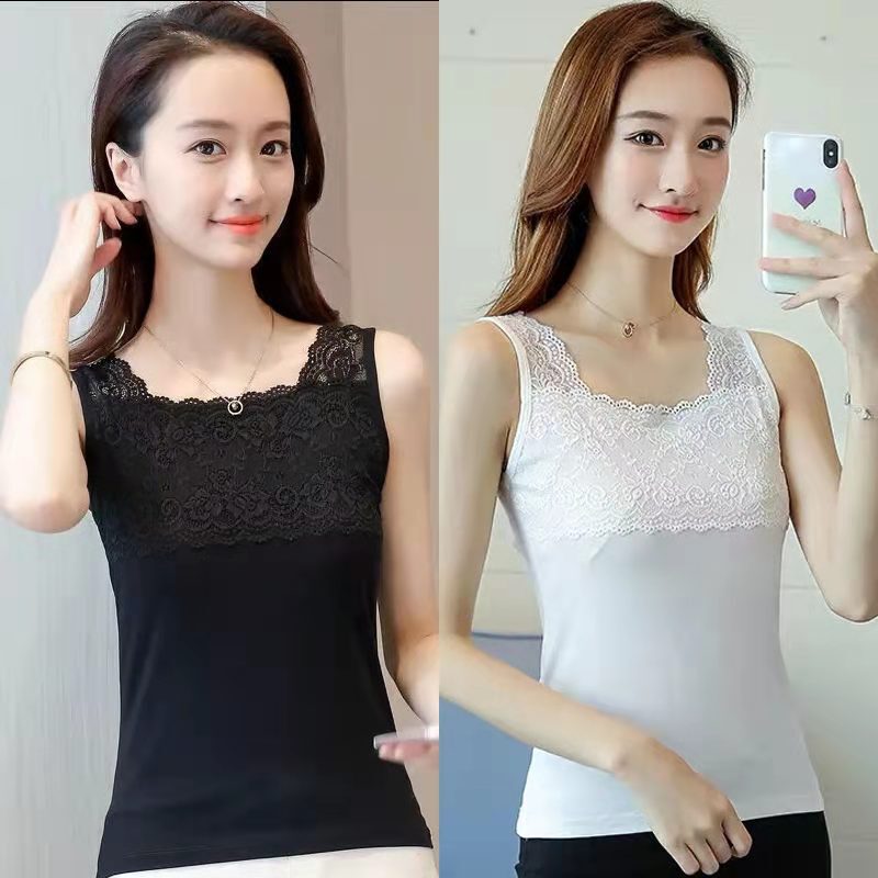 Camisole women's lace plump mm large size short base sexy small base shirt factory outlet
