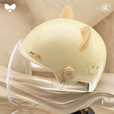 Motosiklet kaskı (dəbilqə) | Helmet for Men - 3c-single-lens-apricot-hd-long-lens-class-a-new-national-standard-one-size-fits-all
