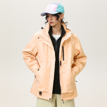 品牌秋冬三合一可拆卸户外登山冲锋衣时尚情侣款多色可选休闲外套