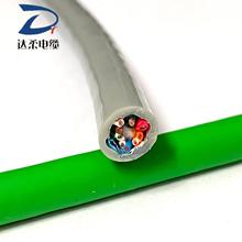 达柔特种阻燃高柔性拖链电缆编码器线进口PVC材质 耐弯折2000万次