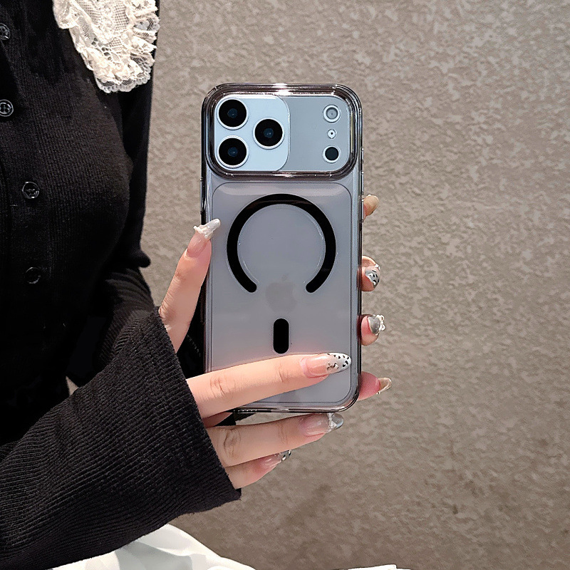 晶盾带按键苹果iPhone17air跨境冰透高级感磁吸16Pro max手机壳15|undefined