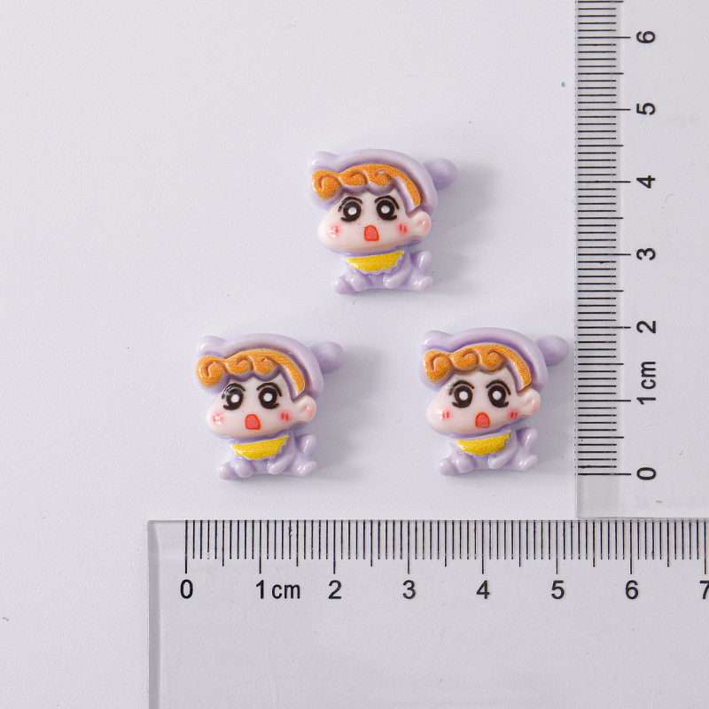 Estrella de dibujos animados DIY crema pegamento accesorios de resina teléfono móvil Shell material hecho a mano horquilla joyería de resina al por mayor