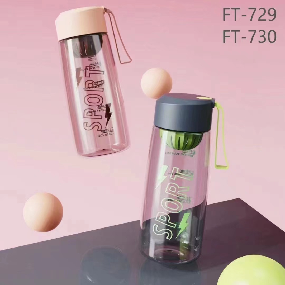 Futong taza de agua deportiva portátil para bebidas directas estudiantes taza casual coreana simple con taza de té espacial taza mayorista