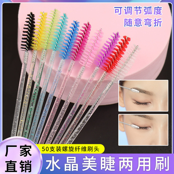 brush with rhinestones for eyelashes