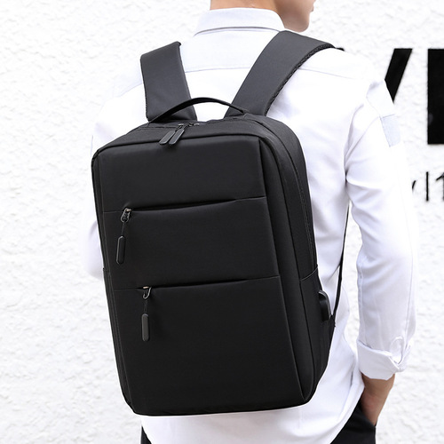 Men's Dual Shoulder Bag - New Simple Large Capacity Business Laptop Backpack Outdoor Travel Fashion Leisure Student School Bag