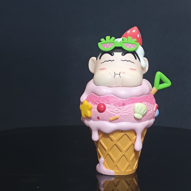 クレヨンしんちゃん アイスクリーム トレンドおもちゃ 6点セット かわいい人形 ガールハート デスクトップオーナメント 生放送 ホットセールモデル|undefined