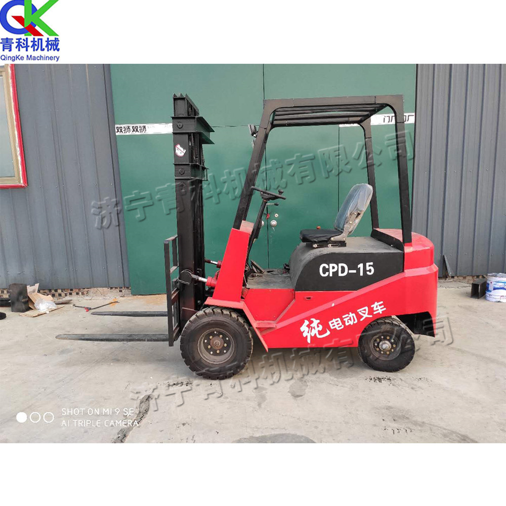 仓库液压堆高运料车 四支点平衡电动运输车 物流座驾式电动叉车