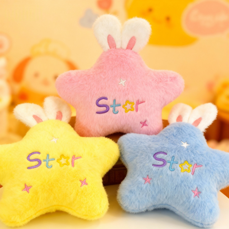 Nuevo Euroming estrella luna almohada agarrar muñeca máquina muñeca juguete de peluche boda fábrica de muñecas al por mayor