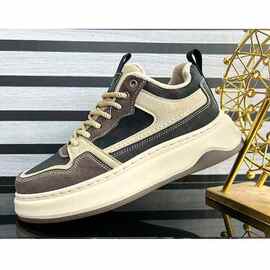 男款板鞋2025超软厚底加绒加厚保暖男鞋休闲轻奢防滑潮流鞋子高帮