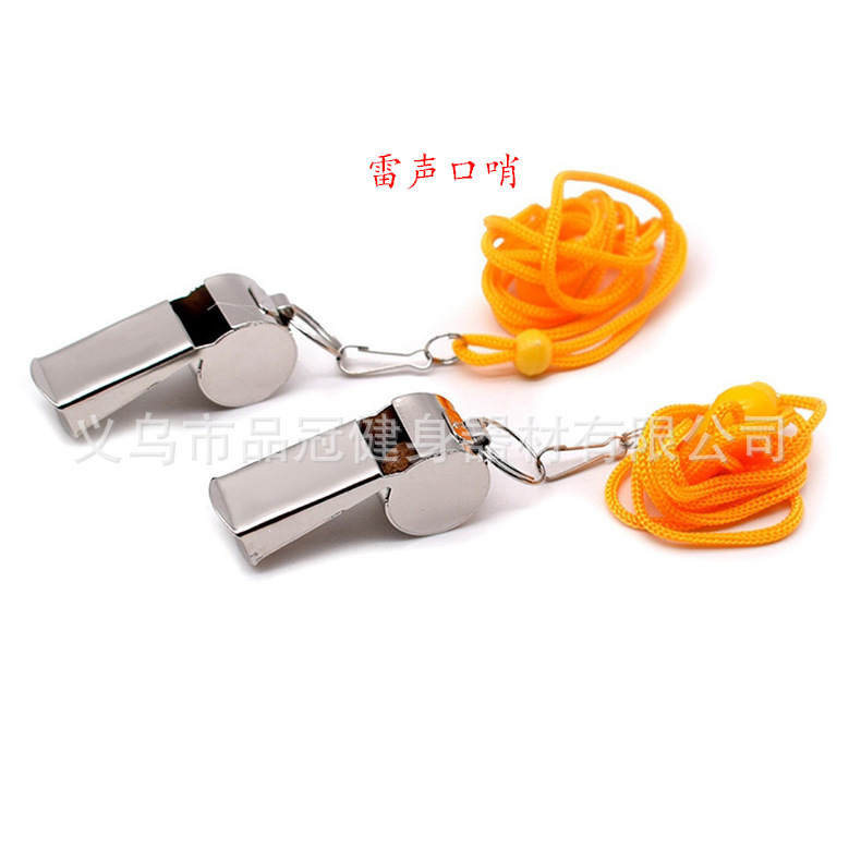 Silbato de metal de acero inoxidable Thunder – para exterior, baloncesto, fútbol, voleibol, árbitro, alto decibelio