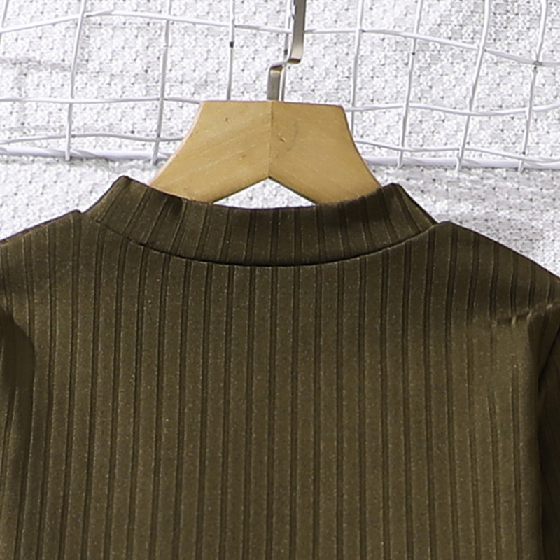 Nuovo set casual alla moda alla moda 2024 autunno ragazze top a maniche lunghe pantaloni a gamba larga stampati_voghion.com