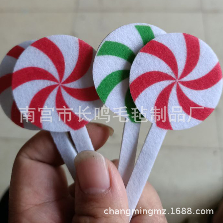 跨境供应热升华印刷彩色印刷热转印毛毡挂饰数码印花毛毡布挂件