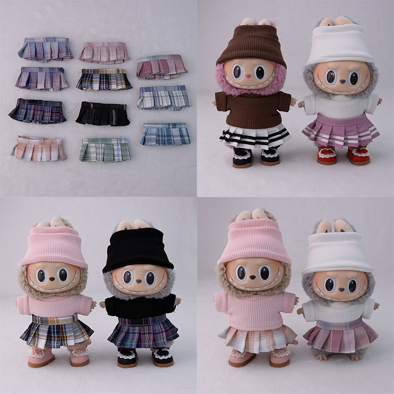 第一世代、第二世代、第三世代ラブブ JKベビー服ラブブプリーツスカート座りパーティー マカロンガールシリーズ服バッチ|undefined
