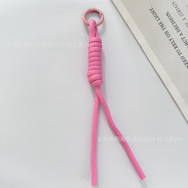 手工编织绳彩色包挂手机链挂绳时尚diy涤纶钥匙绳挂饰饰品挂件|undefined