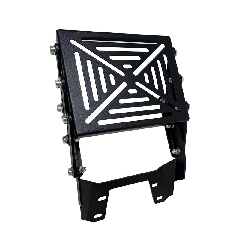 Es adecuado para el accesorio de modificación de la motocicleta Y16, asiento trasero grueso y marco de cola plegable, marco de cola deslizante y marco móvil de desmontaje rápido