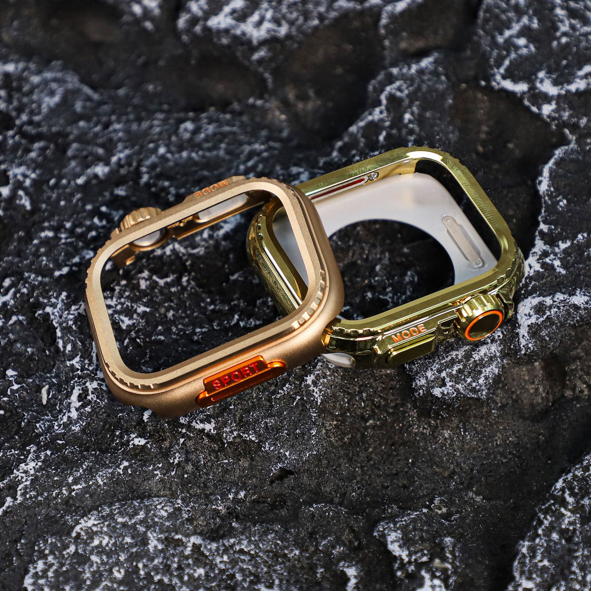 Suitable for Apple Watch case, Apple Watch4-9 generation electroplated multi-color instant transformation SPORT metal case undefined