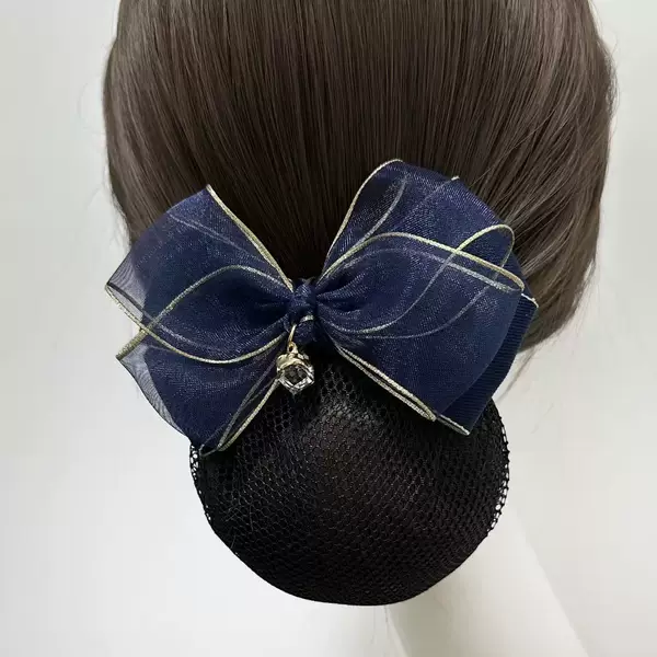 Professional flower nurse bank stewardess hotel female staff for Korean hair net pocket hair clip hair accessories wholesale