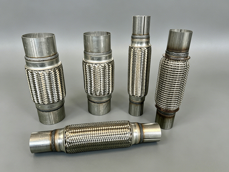 Manufacturer of welded exhaust hoses, wholesale of universal exhaust bellows, exhaust pipe cushioning tube