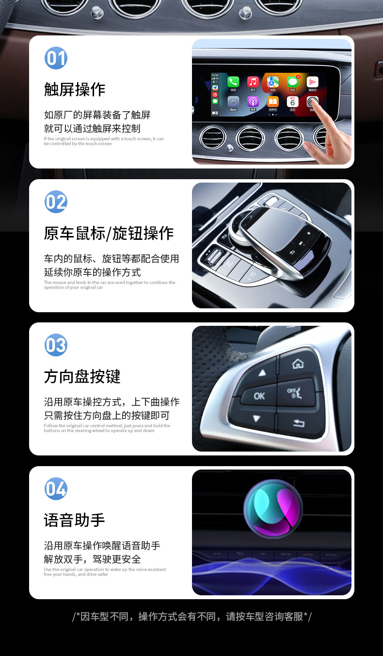 Suitable for Volkswagen Wired to Wireless Carplay Box Suitable for Sagitar, Magotan, Golf and Other 87B Vehicles