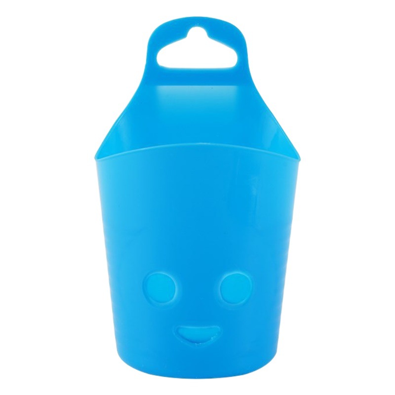 Smiley colgante cesta de almacenamiento baño cesta de baño de plástico cesta de almacenamiento cesta colgante de pared cesta de almacenamiento