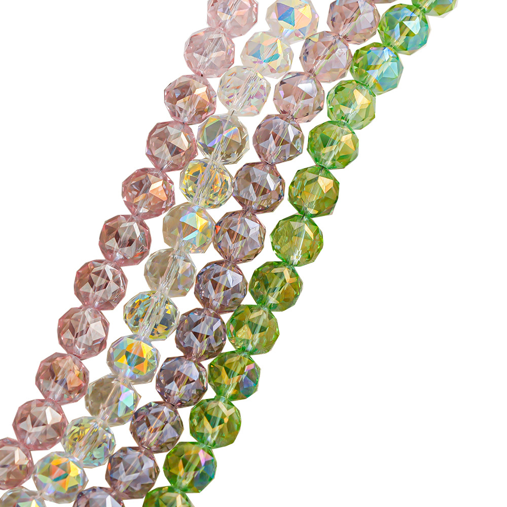 6mm cristal cuentas planas cristal cristal cuentas diy accesorios de joyería hechos a mano pulsera collar cadena de teléfono móvil material colgante