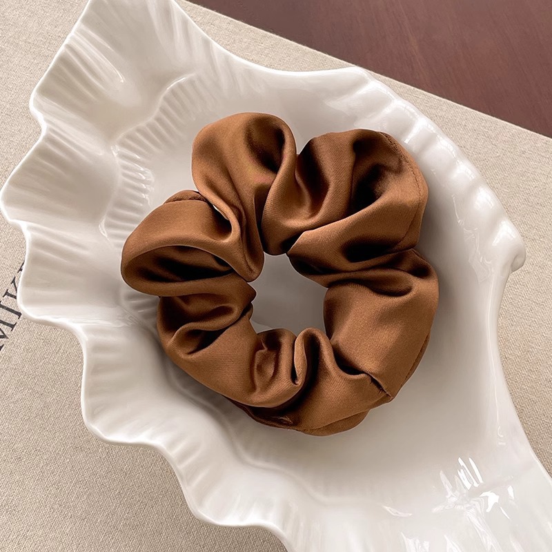 Otoño y invierno anillo de cabello de intestino para niñas de alto nivel de peluche cuerdas de cabello simples y versátiles de alta elasticidad correa de cuerdas de cabello tocado