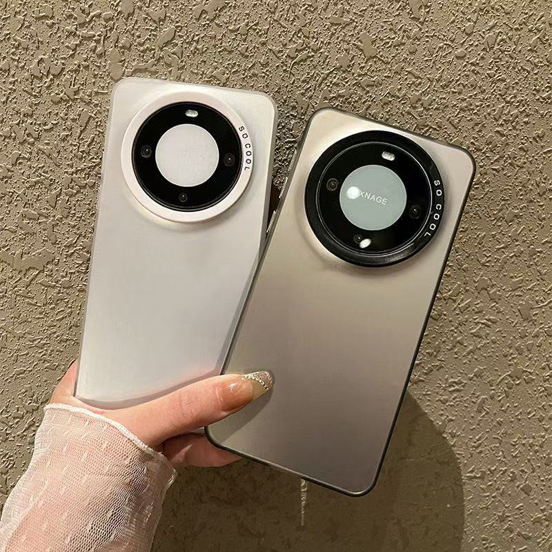 Simple y aplicable Huawei mate60pro funda para teléfono móvil P70 nuevo Honor 100 color sólido nova12/11 yuanes funda de aire