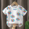 Children's cotton T-shirt, long-sleeve, shirt, top, summer clothing, 0-7 years