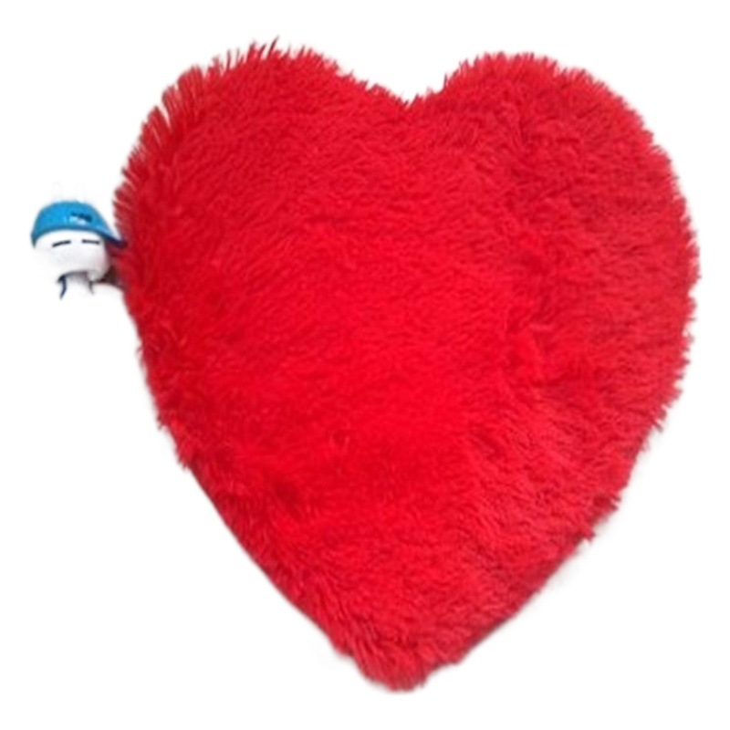 Cruz-Frontera en forma de corazón de lana de seda alfombra dormitorio amor piso estera mesita de noche pelusa-libre lindo hogar en forma de corazón