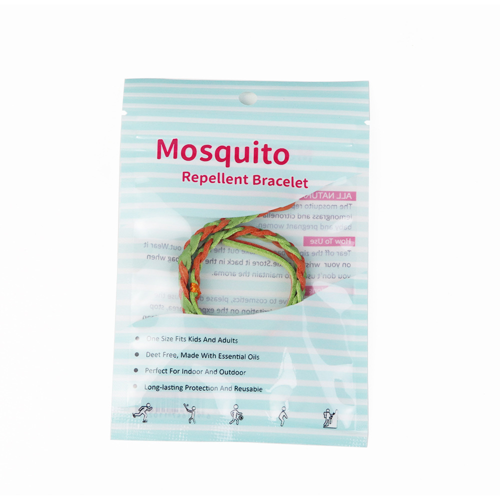 오렌지 그린 가죽 팔찌 (컬러 가방에 1)