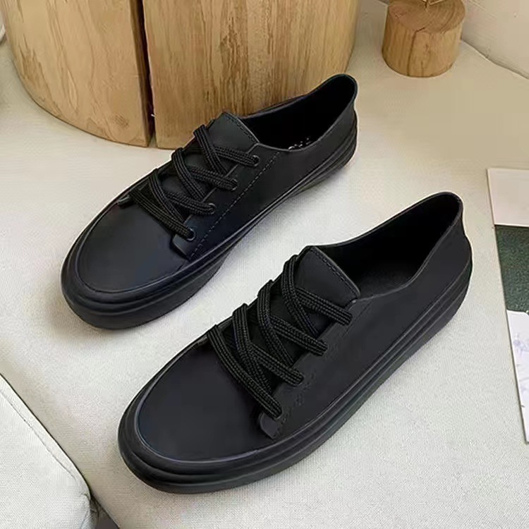 1901 작은 흰색 신발 블랙