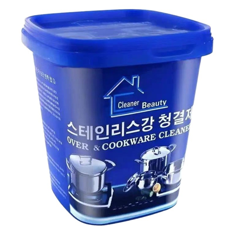 Pasta de Limpieza Multiusos para Acero Inoxidable, Elimina Sarro y Suciedad