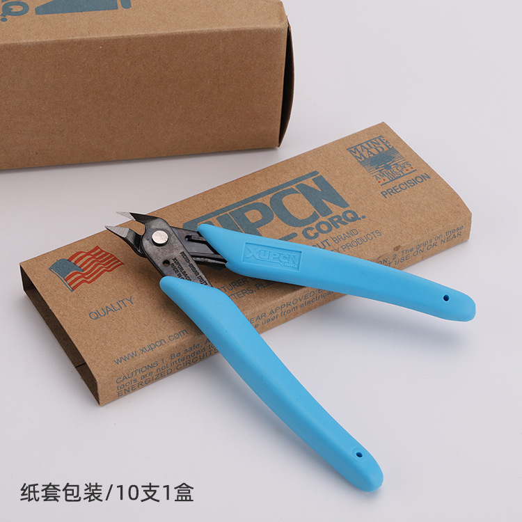 斜口钳厂家跨境PLATO-170钳子模型工业级剪线水口5寸手工电子剪钳