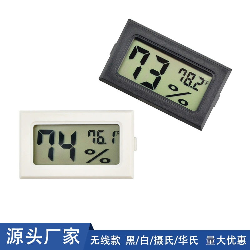 Измеритель температуры и влажности фабрики сразу врезанный электронный цифровой взбираясь значения температуры и влажности любимца влагостойкие с первого взгляда